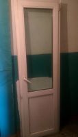 Лот: 9574798. Фото: 3. Дверь балконная с коробкой б/у... Строительство и ремонт