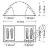 Лот: 5747167. Фото: 2. Палатка Travel Voyager 4. Туризм