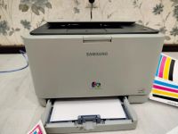 Лот: 25674126. Фото: 2. Цветной лазерный принтер Samsung... Принтеры, сканеры, МФУ
