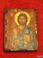 Лот: 10539614. Фото: 3. Икона Вседержитель. Коллекционирование, моделизм