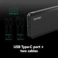 Лот: 24843993. Фото: 5. Внешний диск SSD Lexar 1TB Professional...
