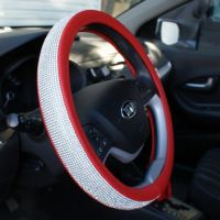 Лот: 10821603. Фото: 4. Роскошная оплетка на руль со стразами... Красноярск