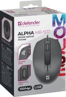 Лот: 25819780. Фото: 2. Мышь проводная Defender Alpha... Периферия