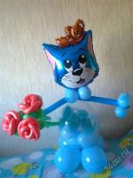 Лот: 2577503. Фото: 2. Фигуры ростовые из воздушных шаров... Сувениры, подарки