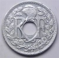 Лот: 211296. Фото: 2. Франция. 10 сантим 1941г. Цинк... Монеты