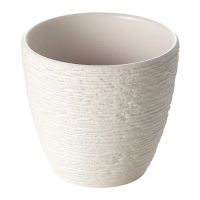 Лот: 12835261. Фото: 2. Горшок цветочный, белый - 10 см. Комнатные растения и уход