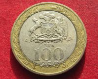 Лот: 20982512. Фото: 2. Чили 100 песо, 2006г. Монеты
