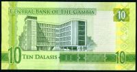 Лот: 5964388. Фото: 2. Гамбия 10 даласи 2015г = ПРЕСС. Банкноты
