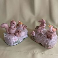 Лот: 21993404. Фото: 6. Парные статуэтки "Лесные жители...