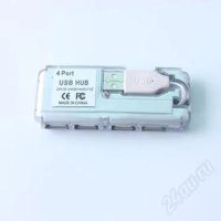 Лот: 1543602. Фото: 2. USB Hub хаб на 4 порта USB 2.0... Аксессуары