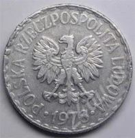 Лот: 352300. Фото: 2. Польша. 1 злотый 1987г. Монеты