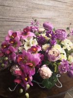 Лот: 13140841. Фото: 3. Композиция из искусственных цветов... Сувениры, подарки