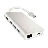 Лот: 21439073. Фото: 2. USB адаптер Satechi Aluminum Multi-Port... Носители информации