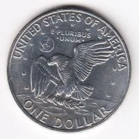 Лот: 11914598. Фото: 2. США 1 доллар 1971г._3. Монеты