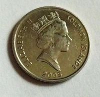 Лот: 25651901. Фото: 2. Соломоновы острова 5 центов 2005... Монеты