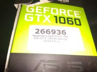 Лот: 17047548. Фото: 2. Asus ROG Strix GeForce Gtx 1060... Комплектующие