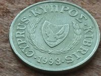Лот: 10909014. Фото: 2. Монета 20 центов Кипр 1993 портрет... Монеты