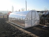 Лот: 4431288. Фото: 2. Теплица "Мария Делюкс" из стальной... Парники, теплицы