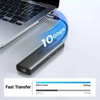 Лот: 24664871. Фото: 3. USB-хаб UGREEN CM512 (45000) USB-C... Компьютеры, оргтехника, канцтовары