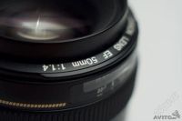 Лот: 2499892. Фото: 2. Canon 50mm f/1.4 новый. Фото, видеокамеры, оптика