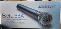 Лот: 17395456. Фото: 3. Shure Beta 58A вокальный микрофон. Музыкальные инструменты и оборудование