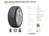 Лот: 20180610. Фото: 7. шины 295/35 R21 Sailun Atrezzo...