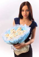 Лот: 3778574. Фото: 2. Букет из игрушек "Глазурь", бесплатно... Цветы, букеты