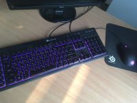 Лот: 12957783. Фото: 2. Клавиатура Corsair K55 RGB. Периферия
