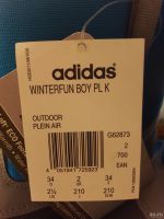 Лот: 18019288. Фото: 2. сноубутсы Adidas, новые, 34 размер. Обувь