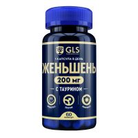 Лот: 25261544. Фото: 3. GLS Женьшень капс. 400мг №60. Красота и здоровье