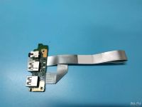Лот: 16513041. Фото: 2. Б/У плата с разъемами USB, Audio... Комплектующие