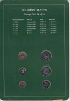 Лот: 11854720. Фото: 2. Набор монет Соломоновы острова. Монеты