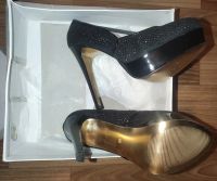 Лот: 19825655. Фото: 2. Эффектные чёрные туфли на шпильке... Женская обувь