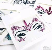 Лот: 12988729. Фото: 2. Макияж со стразами. Косметика и уход