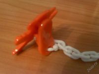 Лот: 1401925. Фото: 2. Прищепка для пустышки с цепочкой... Кормление и уход, гигиена