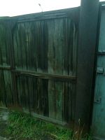 Лот: 3682824. Фото: 3. Ворота с металлической калиткой... Строительство и ремонт