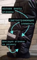 Лот: 20996297. Фото: 7. Комбинезон зимний мембранный
