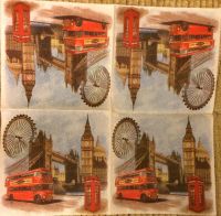 Лот: 12460175. Фото: 2. Салфетка для декупажа. Лондон. Ручная работа