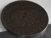 Лот: 8318539. Фото: 3. Монета 10 сантим Франция 1854... Коллекционирование, моделизм