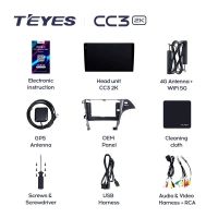Лот: 21426913. Фото: 5. Штатная магнитола Teyes CC3 2K...