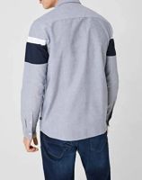 Лот: 17525688. Фото: 2. Рубашка из тонкого денима от Q... Мужская одежда