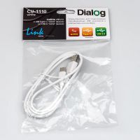 Лот: 16483704. Фото: 9. Кабель USB 2.0 AM/Type C 1м Dialog...