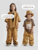 Лот: 25714069. Фото: 3. Брюки детские HAPPY BABY, Коричневый. Одежда, обувь, галантерея