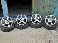 Лот: 643469. Фото: 2. диски Fortible 17" 5*114.3 - отличное... Шины, Диски