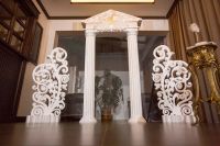 Лот: 6667137. Фото: 2. Ажурный элемент напольный из пенопласта... Скульптура, резьба