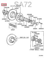 Лот: 10276974. Фото: 2. MB526395 Сальник передней ступицы... Автозапчасти