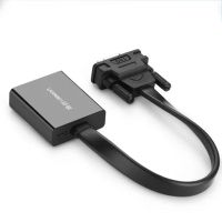 Лот: 21438335. Фото: 2. Адаптер UGREEN DVI-D to VGA Active... Сетевые устройства