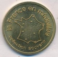 Лот: 10134856. Фото: 2. Франция медаль туристический жетон... Значки, медали, жетоны