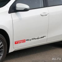 Лот: 13459414. Фото: 3. Наклейки на двери "TRD прописью... Авто, мото, водный транспорт