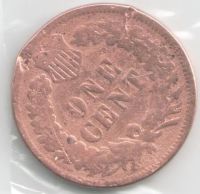 Лот: 14480552. Фото: 2. 1 цент 1893 года, США индеец... Монеты